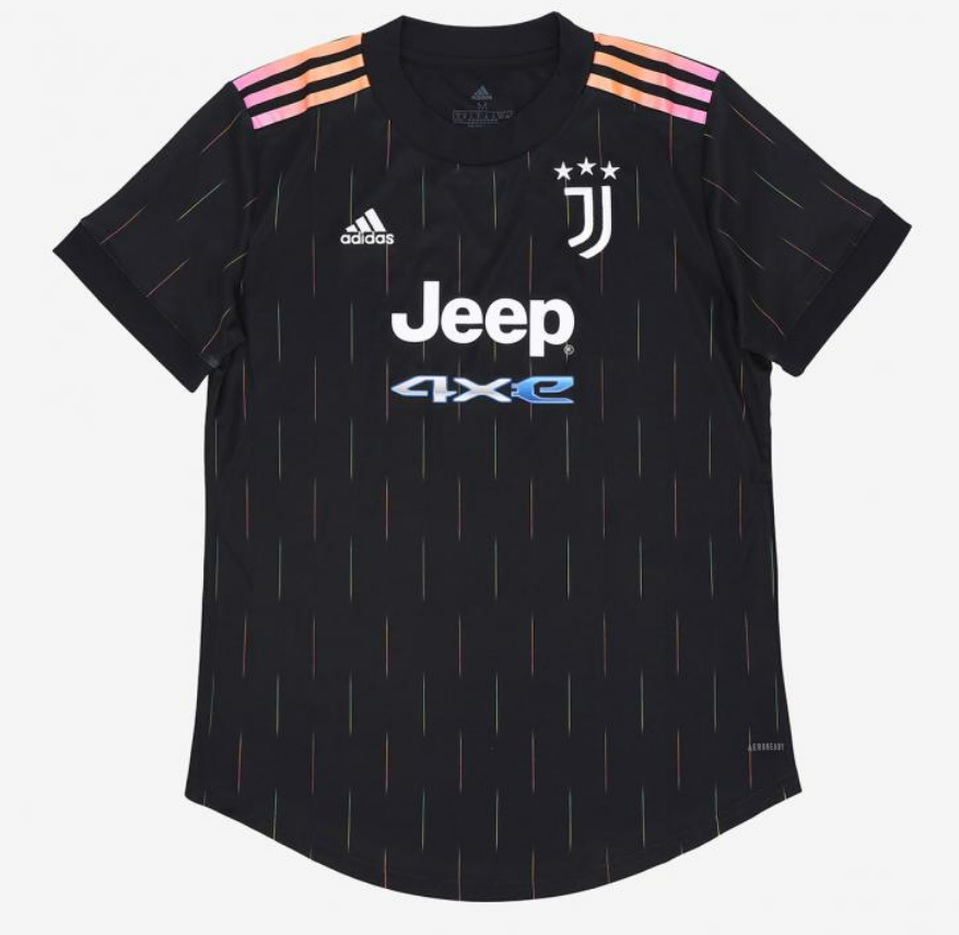 2021/22 Juventus Away Black Women Soccer Jersey Shirt